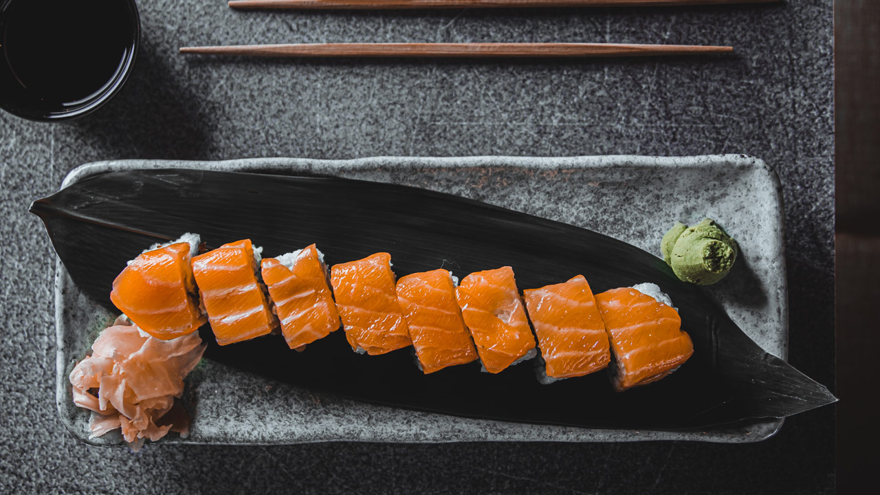 sushi nigiri de gamba