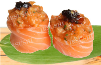 Nigiri de Spicy Salmón (2p)