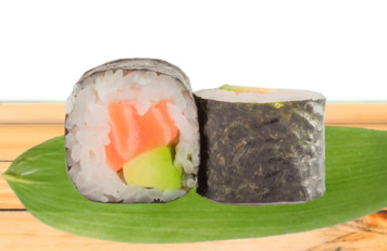 Maki Salmón con Aguacate (8p)